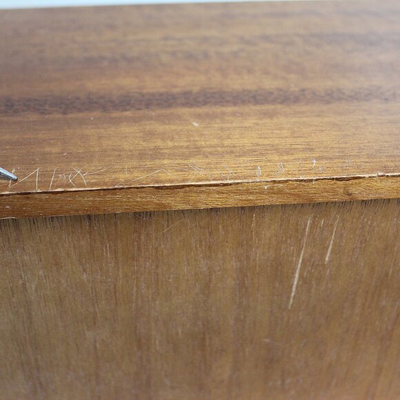 Vintage Wood Jewelry Box: 1970s Vanity Storage with Drawers - Picture 12 of 16